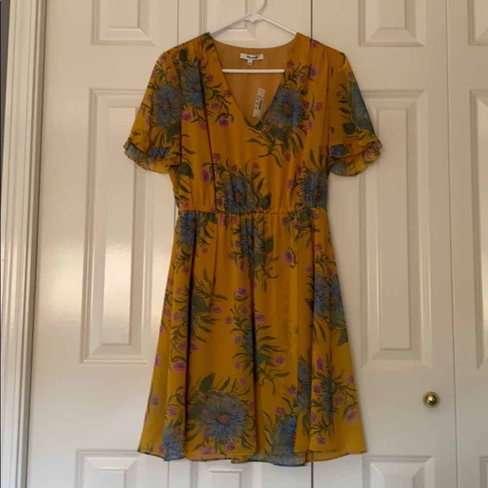Yellow Floral Dress
